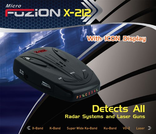Microfuzion Latest X212 Car Radar/Laser Gun/Speed/Camera/Gatso Detector Worldwide Detector