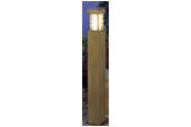 Micromark 19006 / Tower 70cm Teak Effect Bollard