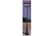4813 / Amalfi 2.3 Metre Triple Headed Post Lantern