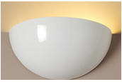 Micromark 6522 / Sphere Ceramic Quarter Wall Uplighter