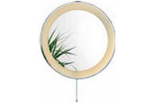 76006 / Arcadia Round Mirror Light With Pull Cord