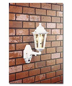 Connaught White Security Lantern with PIR