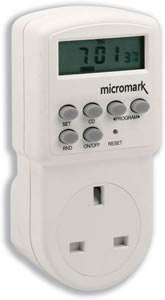 Micromark Electronic Timer Socket Plug-in with