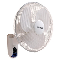 Micromark Fan Wall-mounted Oscillating 3-Speed