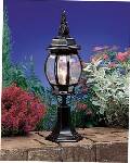 Micromark GLOSS BLACK CANTERBURY PEDESTAL LANTERN