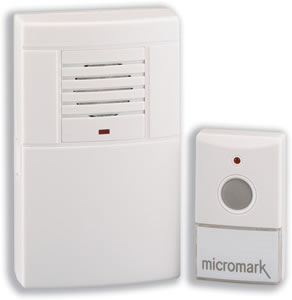 Micromark Wireless Door Chime White Ref MM23048
