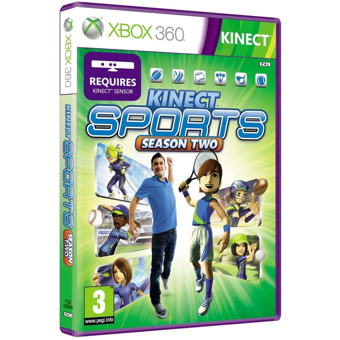 MICROSOFT Kinect Sports Season 2 Xbox 360