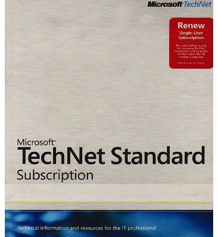 Microsoft Technet 2005 English EMEA SnglUsr Renewal