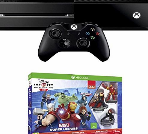 Microsoft UK Xbox One Console with Disney Infinity 2.0 Marvel Superheroes Starter Pack