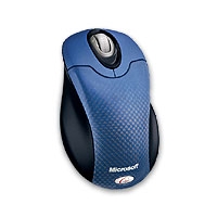 Wireless Optical Mouse Tilt Wheel USB Blue Moon