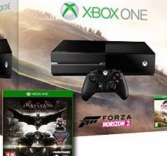 Microsoft Xbox One Console with Forza Horizon 2 and Batman