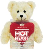 Microwavable Hot Water Bottles Aroma Home dHot Heart Cream Bear