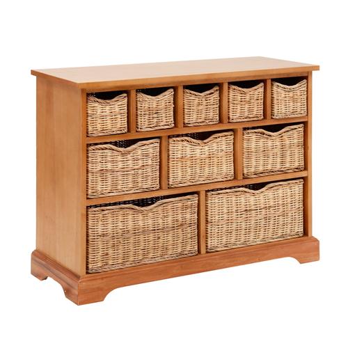 Middleton Natural 10 Drawer Chest 912.043