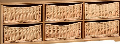 Middleton Natural 6 Drawer Chest 612.004