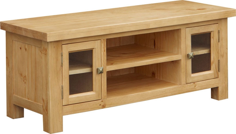 MIDWAY Pine Large TV Unit