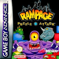 MIDWAY Rampage Puzzle Attack GBA