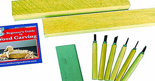 Midwest Products Wood Carvers Starter Kit, Set of 6