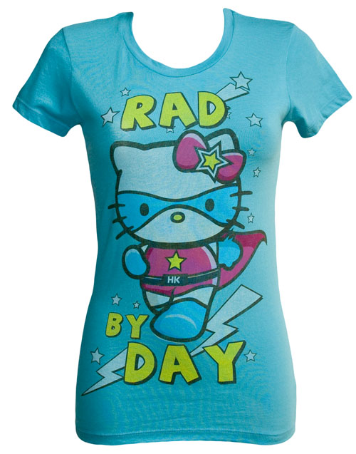 Ladies Super Hello Kitty T-Shirt from Mighty Fine