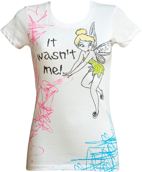 Mighty Fine Ladies Tinkerbell It Wasn` Me T-Shirt from Mighty Fine