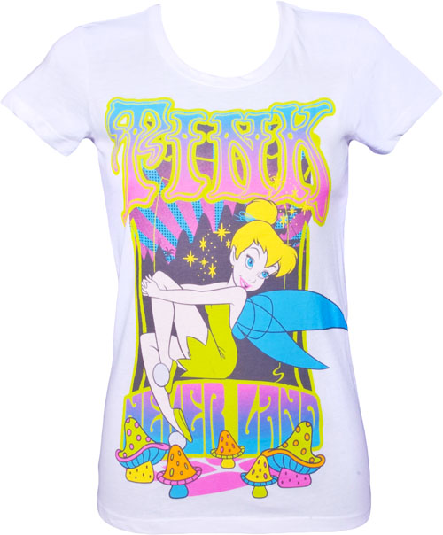 Mighty Fine Ladies Tinkerbell Neverland T-Shirt from Mighty