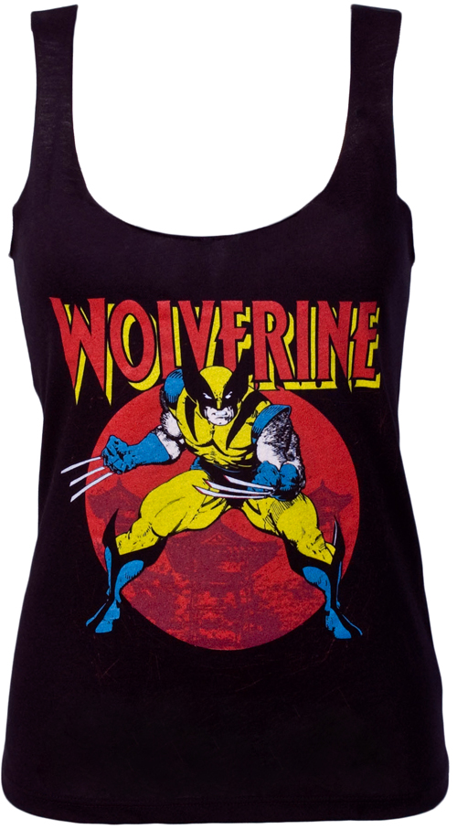 Mighty Fine Ladies Wolverine Black Racer Vest from Mighty Fine