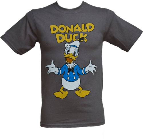 Mighty Fine Men` Donald Duck T-Shirt from Mighty Fine