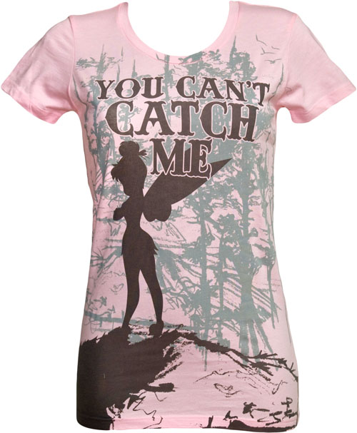 You Can` Catch Me Ladies Tink T-Shirt from Mighty Fine