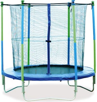 10ft Trampoline Set With Safety Enclosure