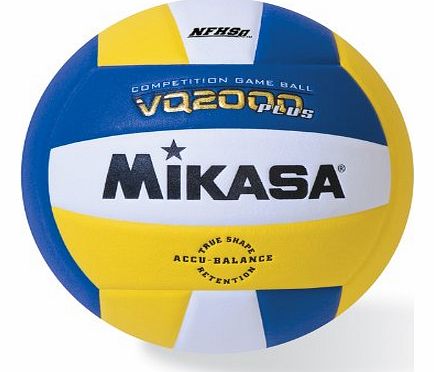Mikasa Sports Mikasa Volleyball Indoor Competition Game Ball, NFHS Approved-Royal-Gold-White