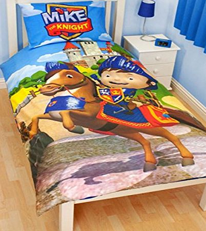 Mike the Knight  Glendragon Kids Duvet Cover Bedding Set (Single Bed) (Multicoloured)