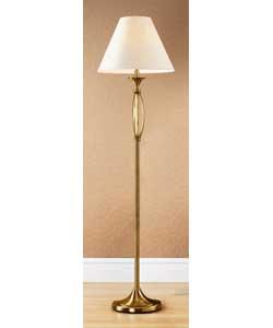 Milan Antique Brass Floor Lamp