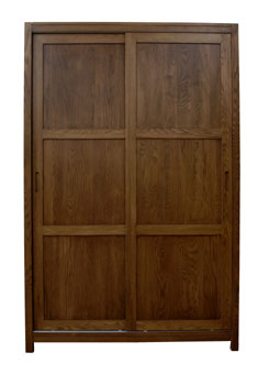 milan Dark Oak Full Hanging Wardrobe - 1300mm