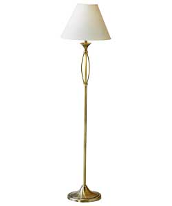 Milan Floor Lamp - Antique Brass