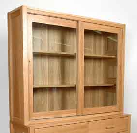 milan Light Oak Sideboard Dresser Top - 1350mm