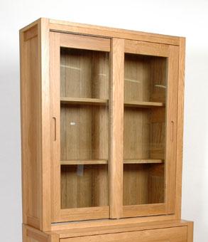 milan Oak Sideboard Dresser Top - 900mm - Light