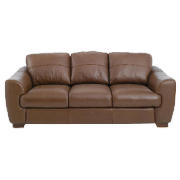 Milano large Leather Sofa, Cognac