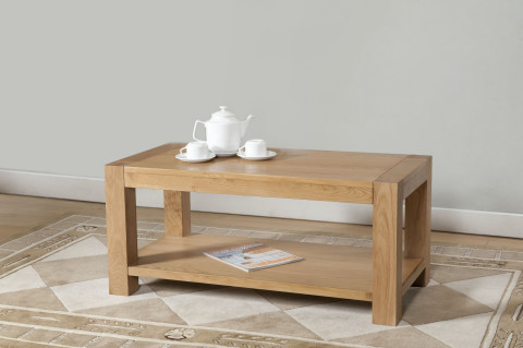 Milano Oak Coffee Table with shelf (Milano Oak