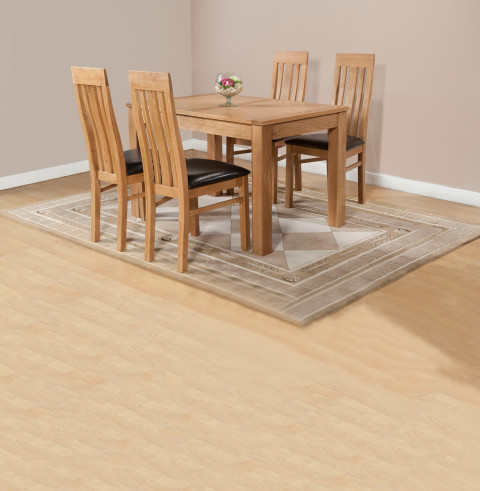 Milano Oak Extending Dining Table 120-153 x 80 -