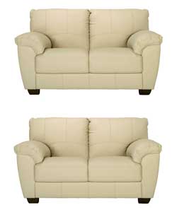 milano Regular and Regular Sofa - Ivory
