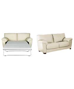 milano Sofabed and Regular Sofa - Ivory