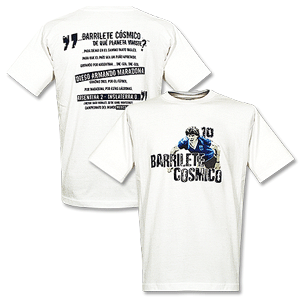 Maradona Barrielete Cosmic Tee - White