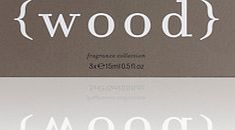 Wood Fragrance Collection 3 x 15ml