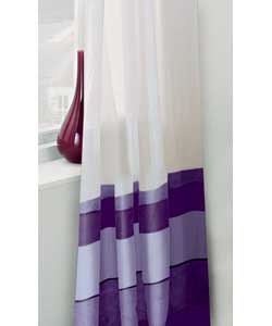 MILLER Suede Plum Lined Curtains - 66 x 72 inches