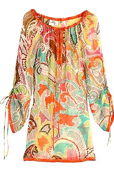 Milly Abstract Paisley Tunic