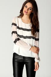 Milly Lace Smock Blouse