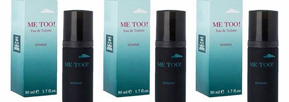 3 PACK, Milton Lloyd - Me Too Homme - Mens Eau De Toilette Aftershave - EDT - 50ml