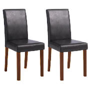 Milton Pair of Chairs, Walnut
