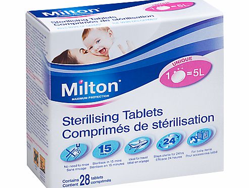Milton Sterilising Tablets, Pack of 28