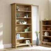 milton Tall Slim Bookcase - natural
