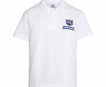 Milverton House School Unisex Polo Shirt, White